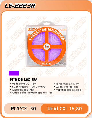 FITE DE LED 5M 30PÇ=16,8$