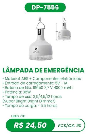 LUZ DE EMERGÊNCIA 90PÇ=24,5$