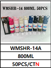 800ML UNID. CX: R$ 24,00 PCS/CX: 50