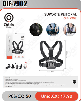 SUPORTE PEITORAL PCS/CX: 50 Unid.CX: 17,90