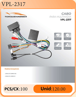 CABO PARA MULTIMIDIA PCS/CX:100 Unid:120.00