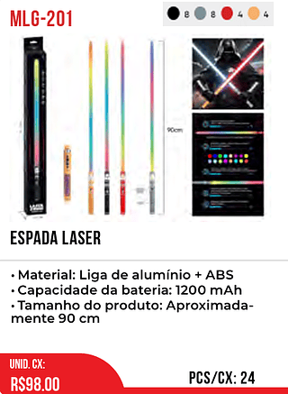 ESPADA LASER 24pç=98$