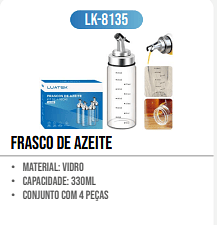 FRASCO DE AZEITE PCS/CX: 12 UNID. CX: r$ 49,00