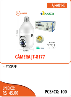 CAMERAJT-8177 YOOSEE UNID.CX:RS 45.00 PCS/CX:100