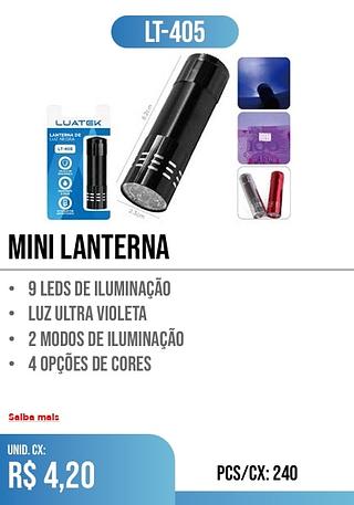 Mini Lanterna 240PÇ=4,20