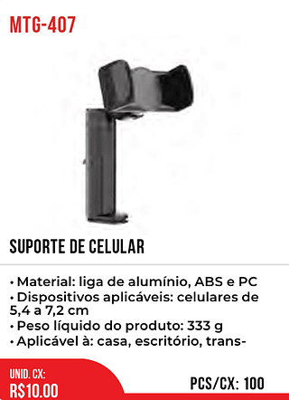 Suporte De Celular 100pç=10$