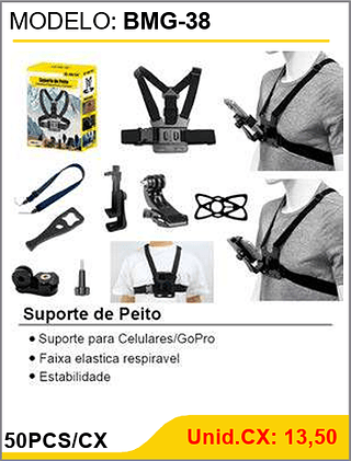 Suporte de Peito 50PCS/CX Unid.CX: 13,50