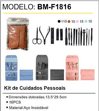Kit de Cuidados Pessoais 150PCS/CX Unid.CX: 11,00