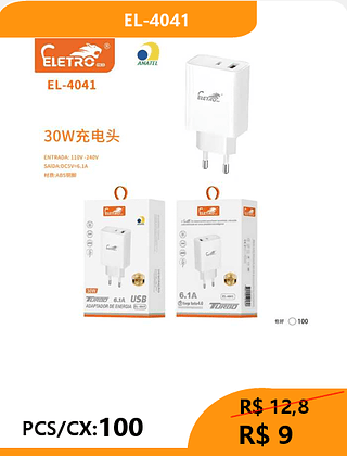 FONTE USB-TPC PCS/CX:100 R$9