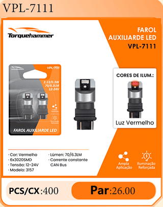 FAROL AUXILIARDE LED PCS/CX:400 Par:26.00