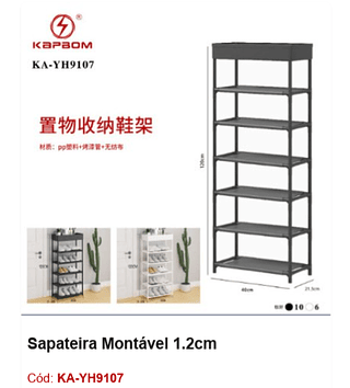 Sapateira Montável 1.2cm R$ 45 PCS/CX: 16