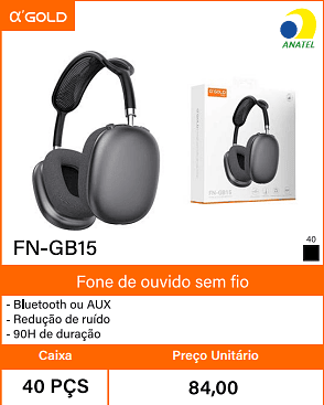 Fone de ouvido sem fio - Caixa 40 PCS Preco Unitario 84,00
