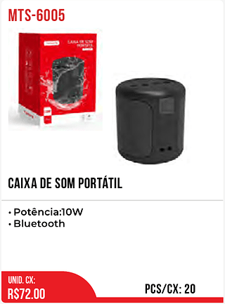 Caixa De Som Portátil 20pç=72$