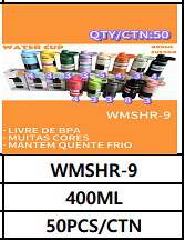 400ML UNID. CX: R$ 20,00 PCS/CX: 50