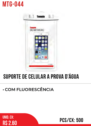 SUPORTE DE CELULAR A PROVA D’ÁGUA 500pç=2,6$