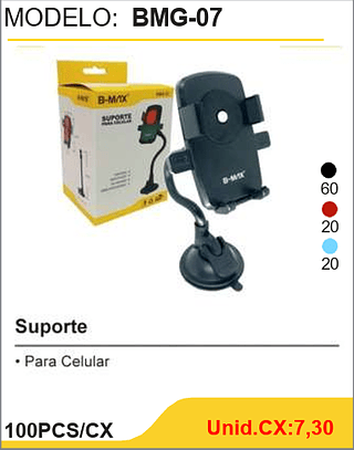 Suporte 100PCS/CX Unid.CX:7,30