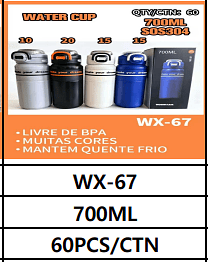700ML UNID. CX: R$ 28,00 PCS/CX: 60