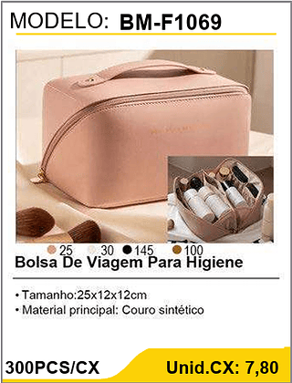 Bolsa De Viagem Para Higiene 300PCS/CX Unid.CX: 7,80