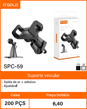 Suporte veicular - Caixa 200 PCS Preco Unitario 6,40