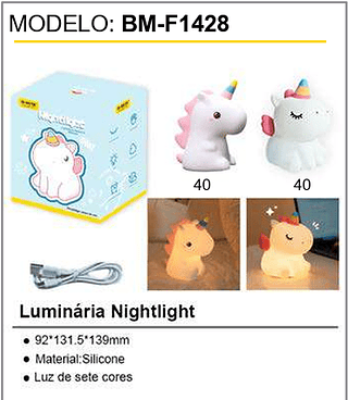 Luminária Nightlight 80PCS/CX Unid.CX:22,00