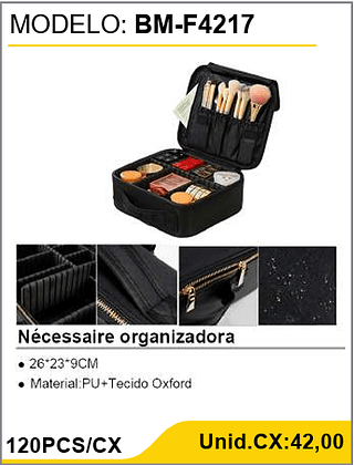 Nécessaire organizadora 120PCS/CX Unid.CX:42,00