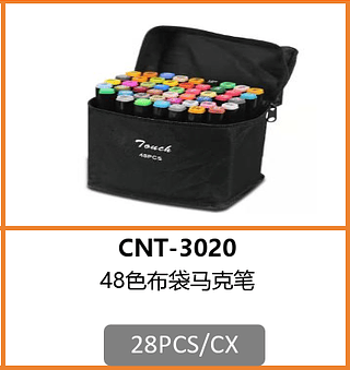 48 CANETAS COLORIDAS 28PCS/CX R$:8,04
