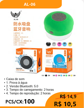Caixa de som PCS/CX:100 R$10,5