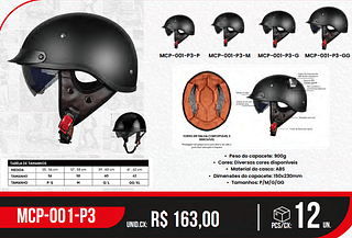 acessórios UNID.CX: R$ 163,00 PCS/CX:12 UN