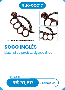 SOCO INGLÊS UNID. CX: R$ 10,50 PCS/CX: 120