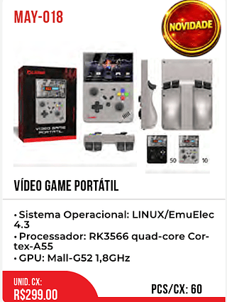 Vídeo Game Portátil 60pç=299$
