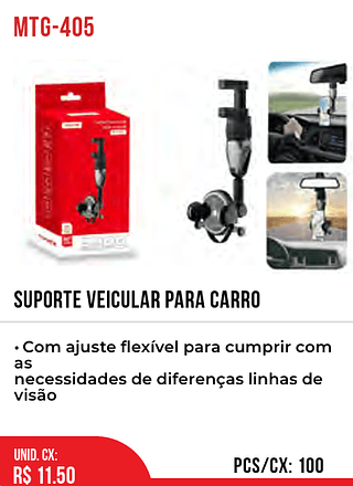 Suporte Veicular Para Carro 100pç=11,5$