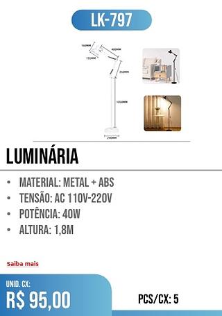 Luminária 5pç=95$