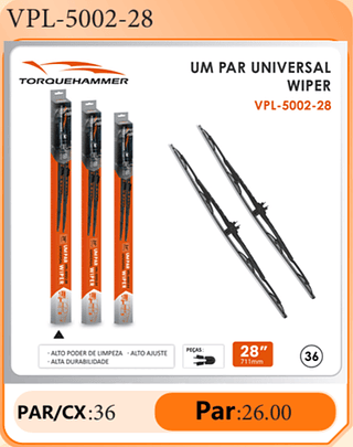 UM PAR UNIVERSAL WIPER PAR/CX:36 Par:26.00