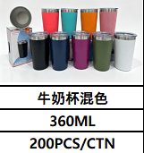 360ML UNID. CX: R$ 11,50 PCS/CX: 200