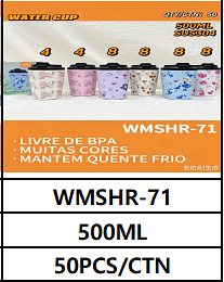 500ML UNID. CX: R$ 20,00 PCS/CX: 50