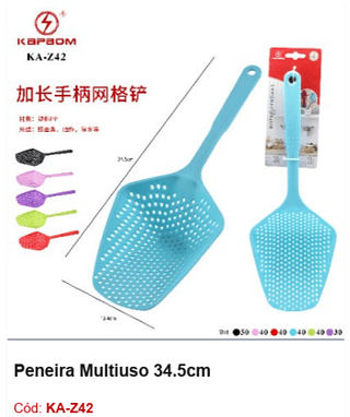 Peneira Multiuso 34.5cm R$ 3,15 PCS/Cx: 240
