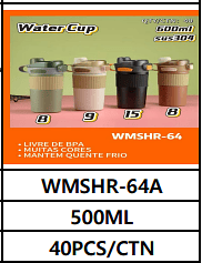 500ML UNID. CX: R$ 24,00 PCS/CX: 40