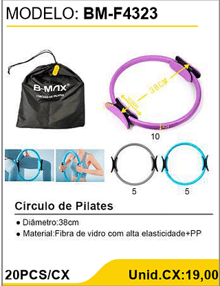 Circulo de Pilates 20PCS/CX Unid.CX:19,00