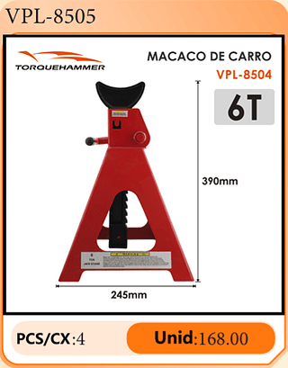 MACACO DE CARRO PCS/CX:4 Unid:168.00