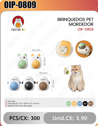 BRINQUEDOS PETMORDEDOR PCS/CX:300 Unid.CX: 3,90