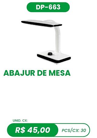 ABAJUR DE MESA 30PÇ=45$