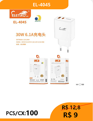 FONTE PCS/CX:100 R$9