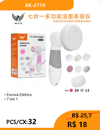 Escova Elétrica PCS/CX:32 R$ 18