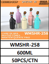 600ML UNID. CX: R$ 23,00 PCS/CX: 50