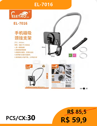 SUPORTE PARA CELULAR CORPORAL PCS/CX:30 R$59,9