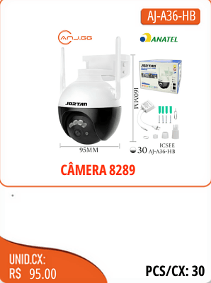 ICSEE CAMERA8289 UNID.CX:RS 95.00 PCS/CX:30