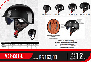 acessórios UNID.CX: R$ 163,00 PCS/CX:12 UN.
