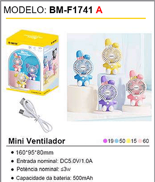 Mini Ventilador 144PCS/CX Unid.CX: 10,00