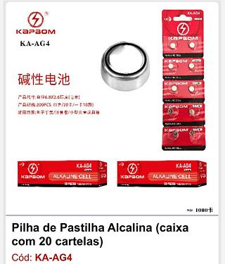 Bateria Alcalina AG4/377