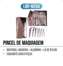 PINCEL DE MAQUIAGEM PCS/CX: 100 UNID. CX: r$ 37,00